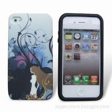 Water Transfer Printing TPU Mobile Phone Case, Dream like Image, Various Colors are Available